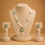 Nira Ruby Pearl Heritage Necklace Set | Nira Jewellery