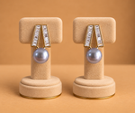 Elegant Pearl Crystal Earrings