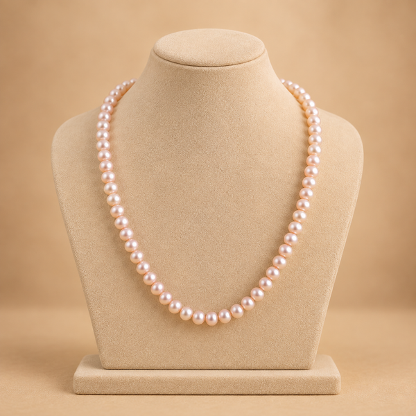 Classic fresh water Pearl Long Necklace